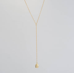gold-necklace-&-hanging-plain-charm
