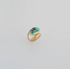small-turquoise-&-hand-twisted-gold-rings-7