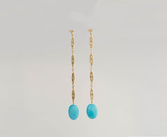 turquoise-&-antique-gold-earrings